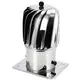 Tourelle de ventilation alimentée par le vent Cowl Oblong 150 mm en acier inoxydable avec solin de toit incluse - 325m3/h
