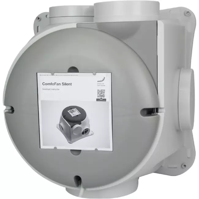 Zehnder ComfoFan Silent 460 m³/h - fiche avec mise à la terre