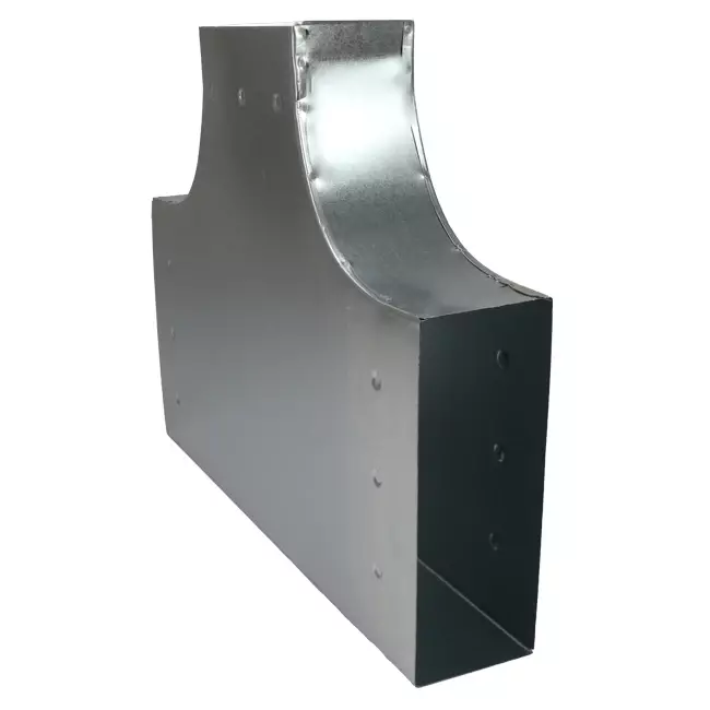 Pièce en T 90 degrés 300x80 mm - 170x80 mm pour gaine