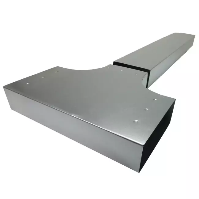 Pièce en T 90 degrés 300x80 mm - 170x80 mm pour gaine