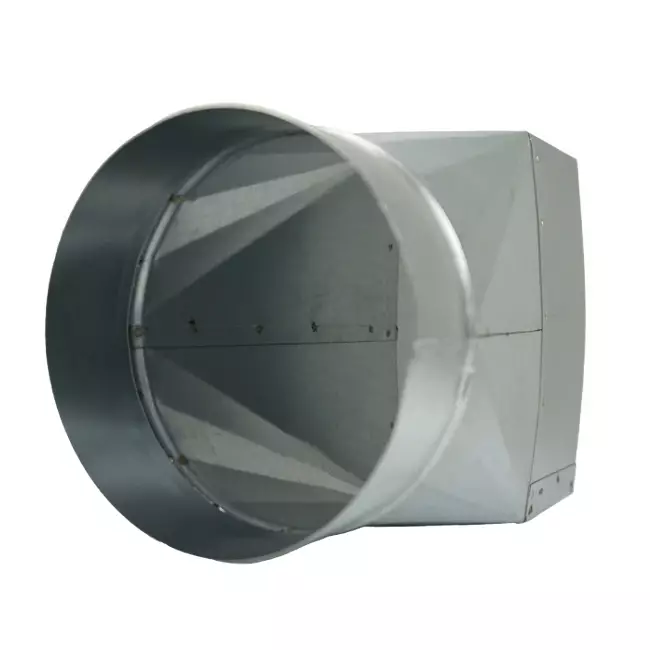 Adaptateur 170x80 mm à 160 mm de diamètre pour gaine