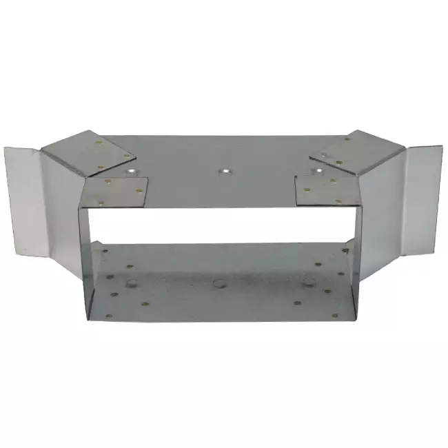 Raccordement latéral 170x80 mm pour tuyau d'évacuation des fumées