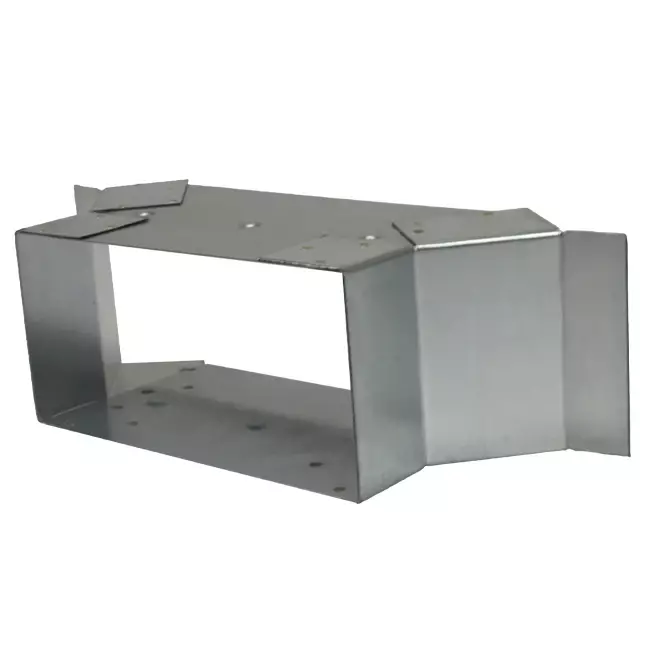 Raccordement latéral 170x80 mm pour tuyau d'évacuation des fumées