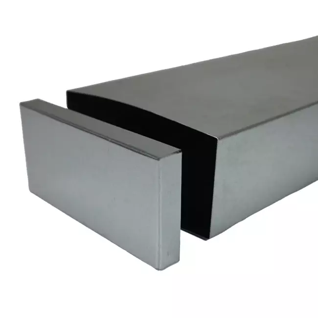 Couvercle 170x80 mm pour le conduit d'entrée