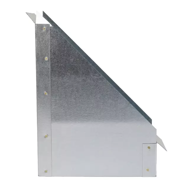 Raccordement latéral 170x80 mm 45 degrés pour la canalisation
