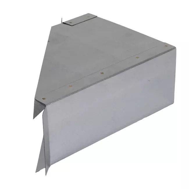 Raccordement latéral 170x80 mm 45 degrés pour la canalisation