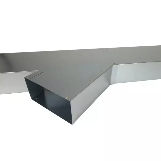 Raccordement latéral 170x80 mm 45 degrés pour la canalisation