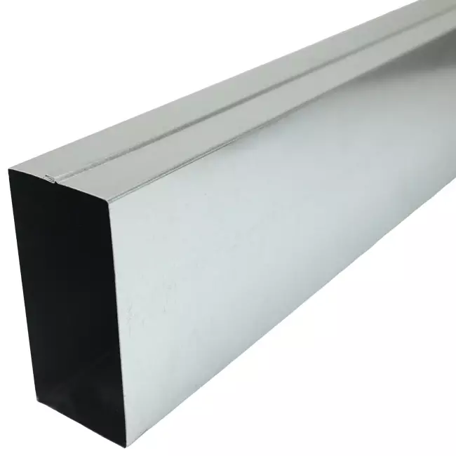 Canal coulé galvanisé 170x80 mm par longueur 1500 mm