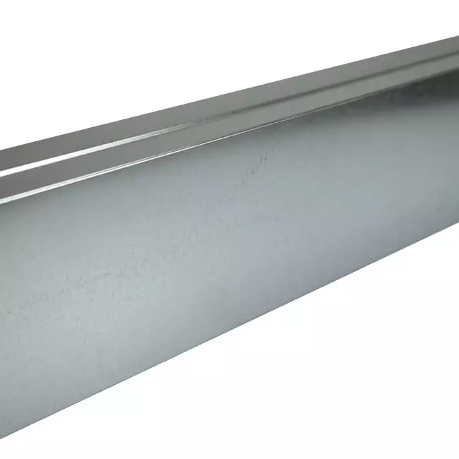 Canal coulé galvanisé 170x80 mm par longueur 1500 mm
