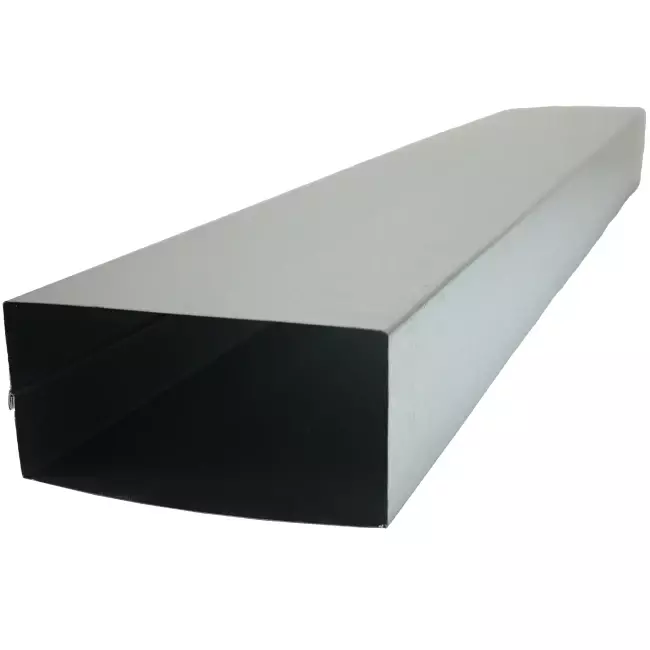 Canal coulé galvanisé 170x80 mm par longueur 1500 mm