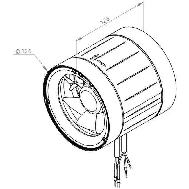 Ventilateur De Gainette 150mm ETAMASTER EM 150 EC 02 - Flux Mixte - Neuf Sous Emballage