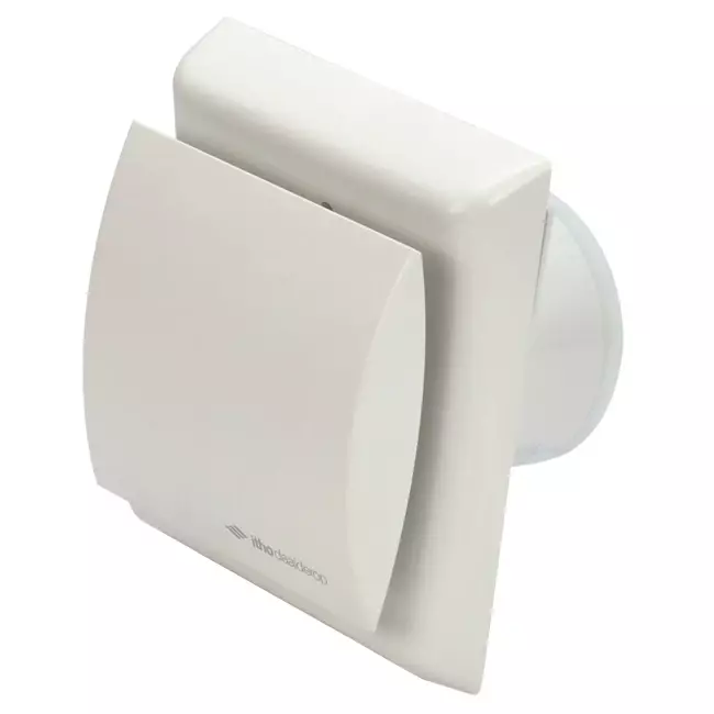 Vmc salle de bain Itho Daalderop Ø100 mm- blanc avec minuterie BTV-N201 T