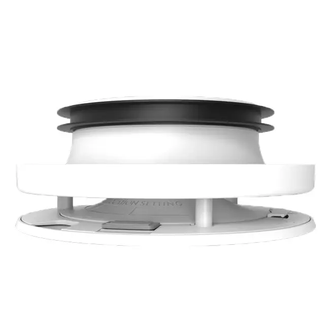 Vent-Axia Uniflexplus RV 100 mm robinet d'alimentation et de vidange réglable - blanc