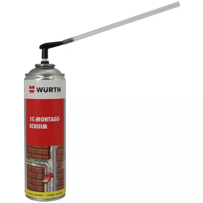 Bombe aérosol de mousse 500ml avec pipette