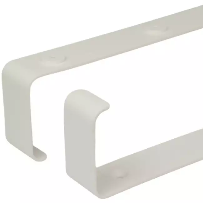 Supports rectangulaires en plastique (2 pièces) 220 x 55 mm - KZ25