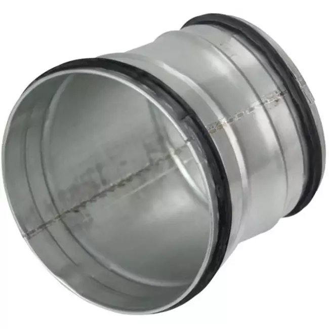 Coude spiralé rond 30° Ø 80 mm pour conduit rigide galvanisé