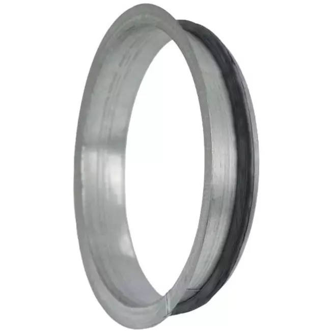 Jonction plate Ø 80 mm (90°) - Galvanisée