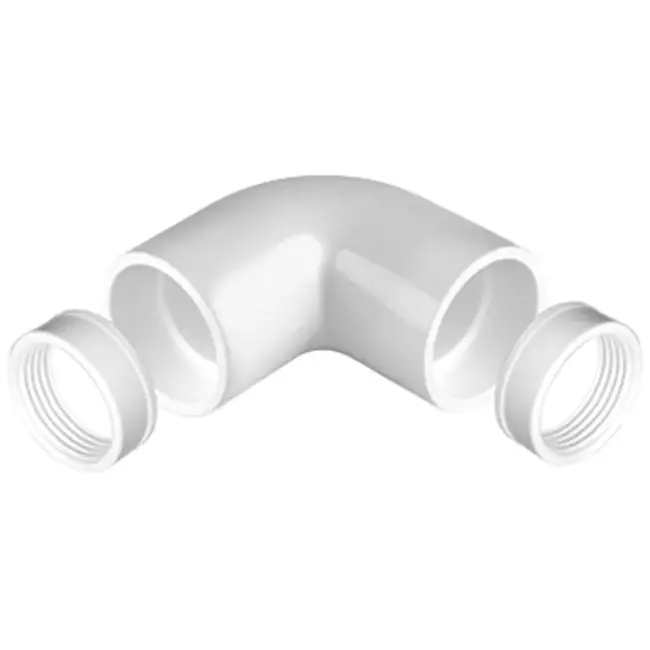 manchon de raccordement à angle droit en plastique Ø 20mm