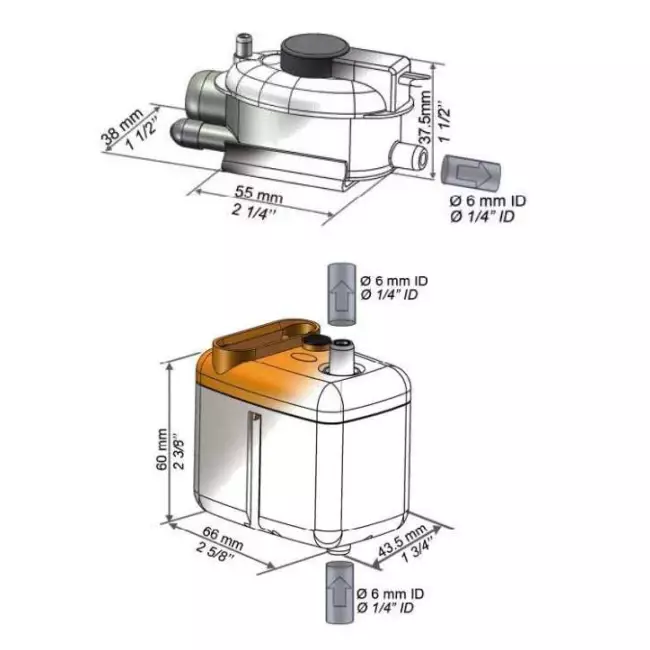 Sauermann Mini pompe à eau de condensation 30l/h