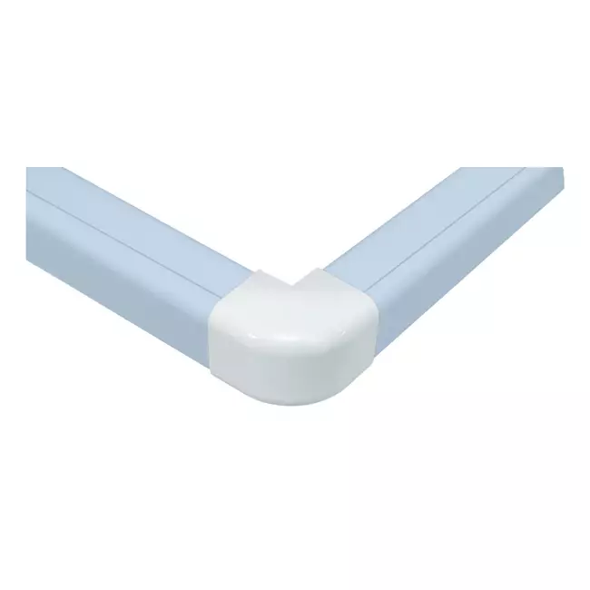 Climaplus air conditioning duct Angle extérieur 125 x 75mm RAL 9010 WHITE