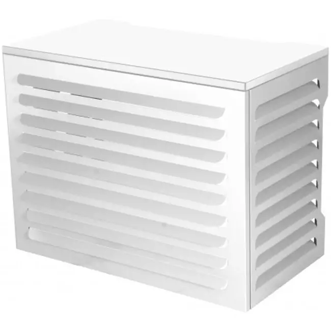 ClimaConnect : caisson pour climatiseur et pompe à chaleur, petit modèle, RAL 9010 Blanc