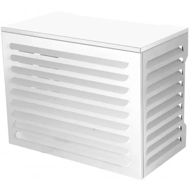 ClimaConnect : caisson pour climatiseur et pompe à chaleur, petit modèle, RAL 9010 Blanc