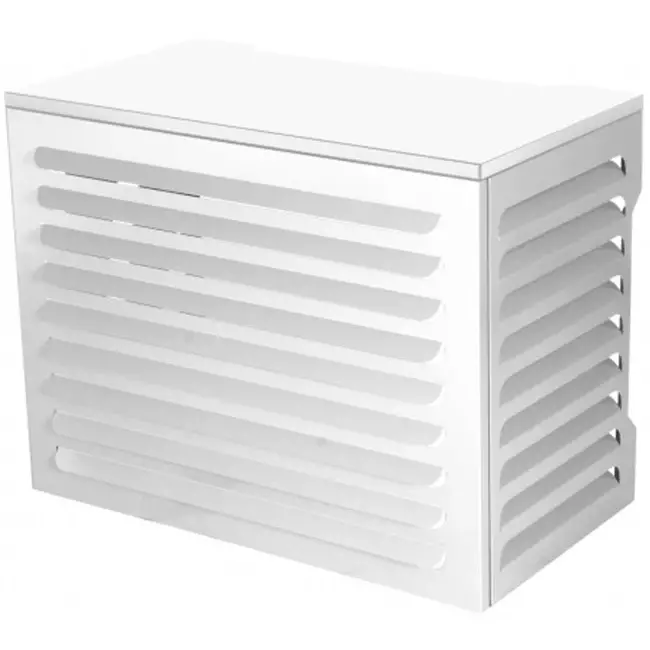 ClimaConnect : caisson pour climatiseur et pompe à chaleur, couleur RAL 9010 Blanc