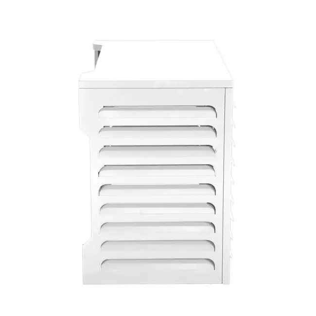 ClimaConnect : caisson pour climatiseur et pompe à chaleur, couleur RAL 9010 Blanc