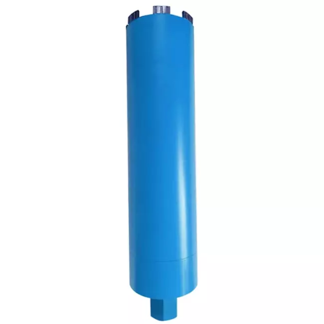 Perçage au diamant à paroi épaisse 5/4 Connexion UNC - 65mm x 400mm x 10mm (hauteur du segment)