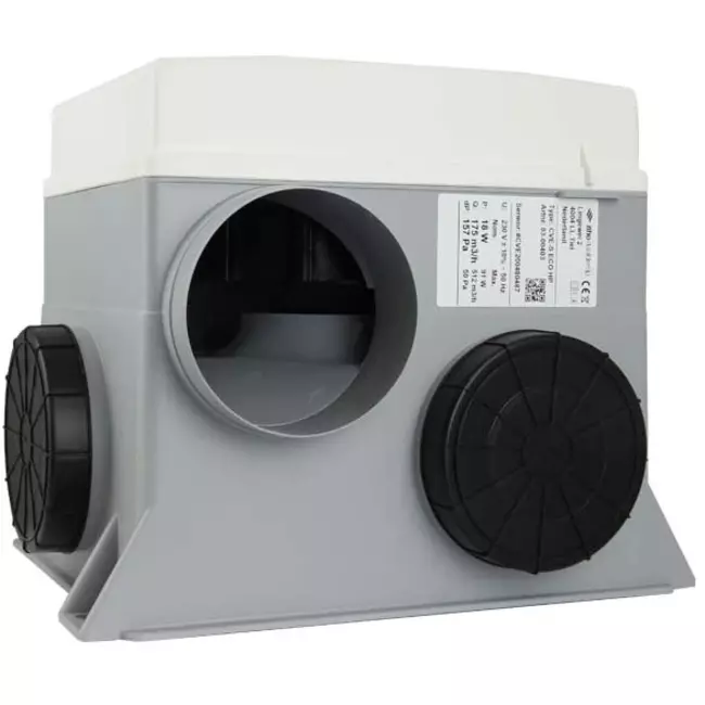 Itho Daalderop CVE-S ECO Optima High Performance Package HE 415 m³/h + sonde d'humidité + contrôle CO2 + 4 vannes - euro plug