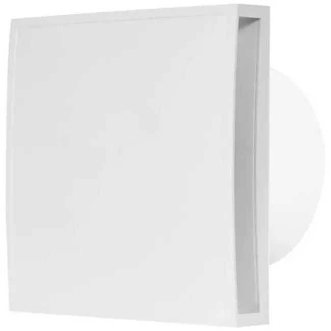 Vmc salle de bain Ø 150 mm blanc avec minuterie et capteur d'humidité - Design EET150HT