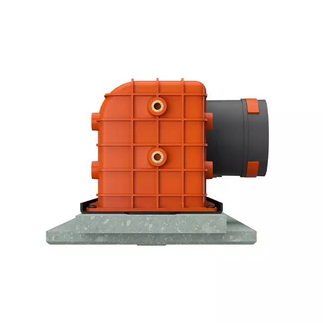 Diffuseur à fente sans cadre Ergovent 1000 mm avec diamètre de raccordement 90 mm - profilé