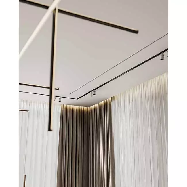 Diffuseur à fente sans cadre Ergovent 1050 mm avec diamètre de raccordement 90 mm - modulaire - 1 fente