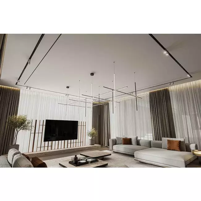 Diffuseur à fente sans cadre Ergovent 1050 mm avec diamètre de raccordement 90 mm - modulaire - 1 fente