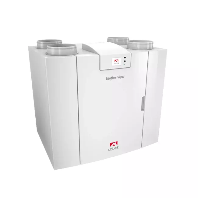 Ubbink VMC double flux unité murale Ubiflux Vigor W400 4/0 gauche