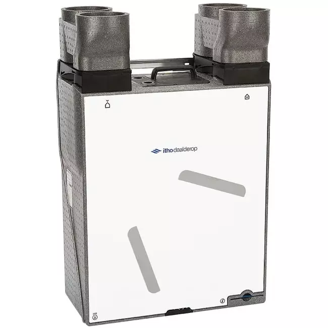 Récupérateur de chaleur HRU 200 ECO unit E RFT High-rise 200m3/h de Itho Daalderop - fiche européenne