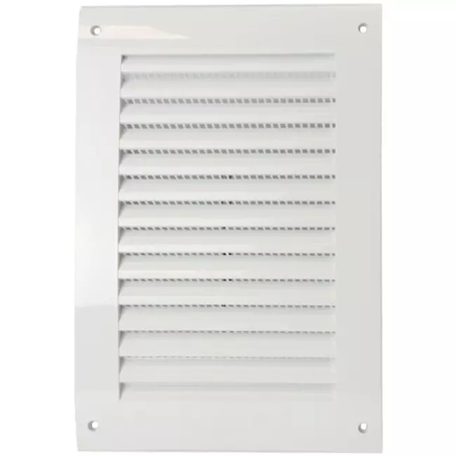 Grille murale 250x170 mm blanc - N25