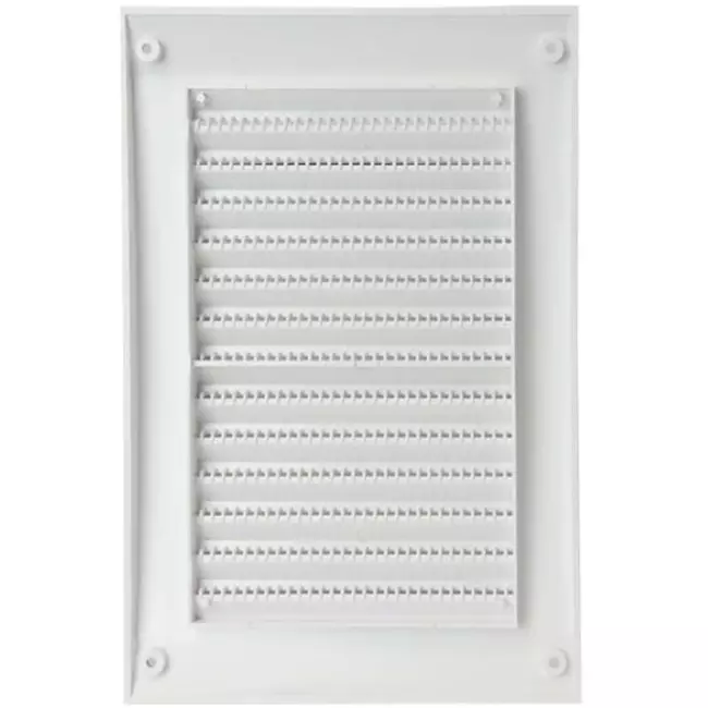 Grille murale 250x170 mm blanc - N25