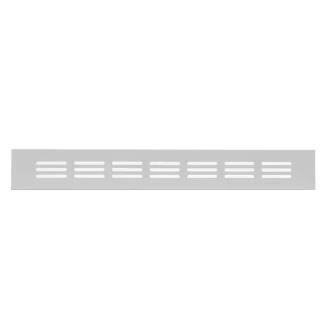 Grille de ventilation plinthe aluminium - argent L = 300 mm x H = 40 mm - RA430S