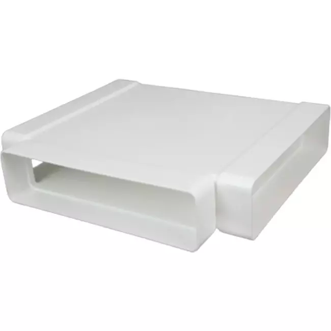 Pièce en T rectangulaire en plastique 220x90mm - KT29