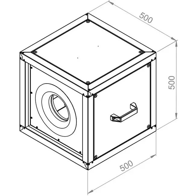 Ventilateur de caisson débit d'air extérieur du moteur - MPC 250 EC T30