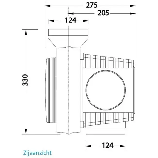 Orcon Compact 10P 320 m³/h - perilex plug