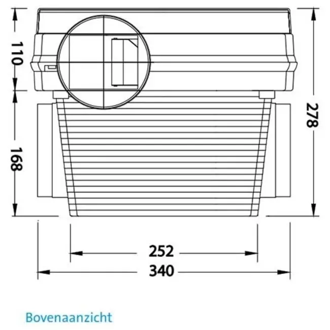 Orcon Compact 10P 320 m³/h - perilex plug