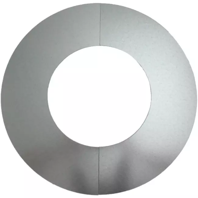 Rosette de finition Ø 200 mm galvanisée Sendz. (2 parties)