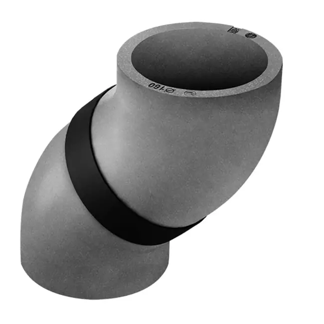 Coude isolé EPS 45° diamètre 200mm