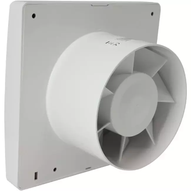 Europlast vmc salle de bain Ø 100 mm Blanc avec clapet à fermeture automatique - de luxe X100Z