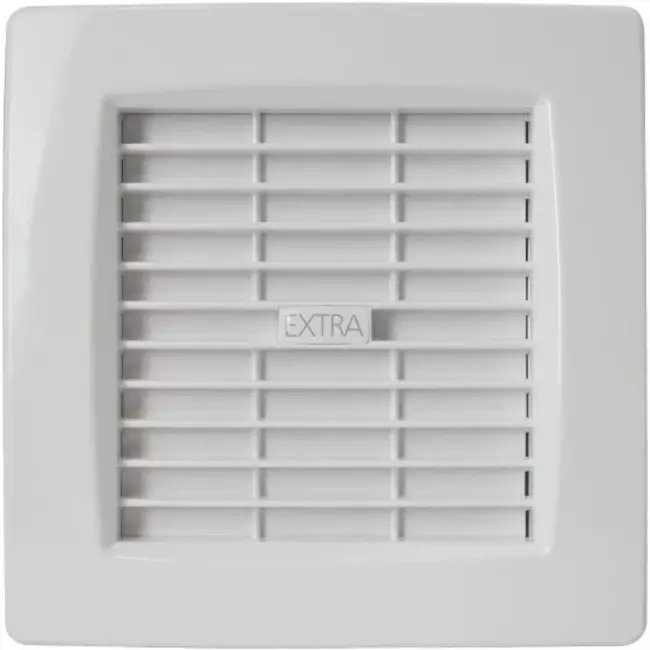 Europlast vmc salle de bain Ø 100 mm Blanc avec clapet à fermeture automatique - de luxe X100Z