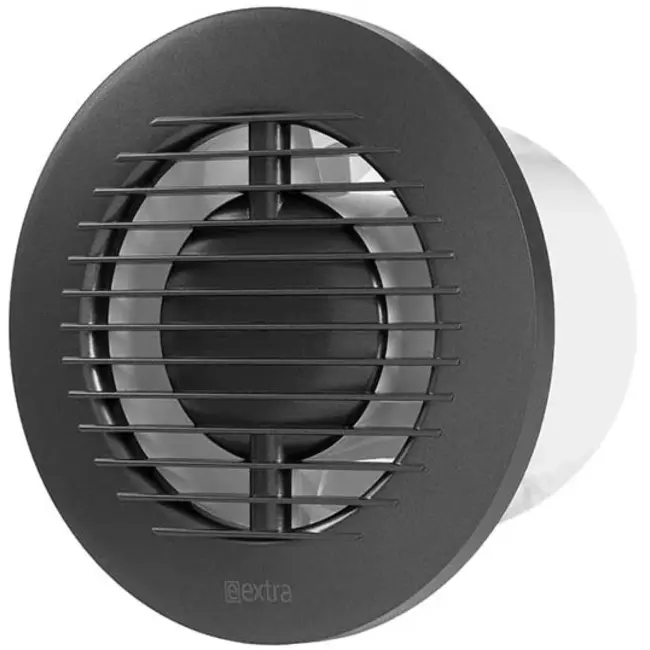 VMC salle de bain rond Ø 100 mm anthracite - base EA100A