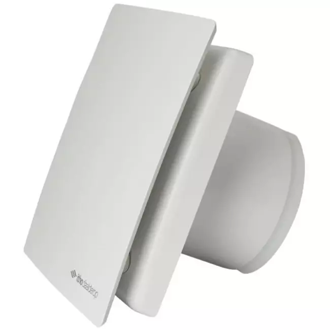 Vmc salle de bain Itho Daalderop Ø100 mm- blanc avec minuterie et capteur d'humidité BTV-ssst T