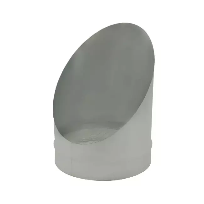 Grille tubulaire à 45 degrés avec diamètre de maille : 100 mm - sur mesure RAL7035